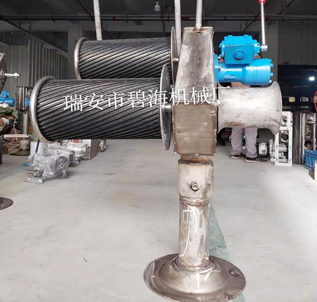 南美客户双轮斜式起网机发货成功