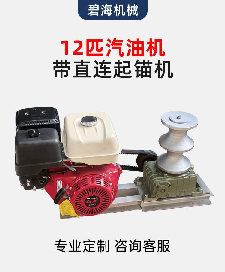 12匹汽油机直连起锚机(图1)